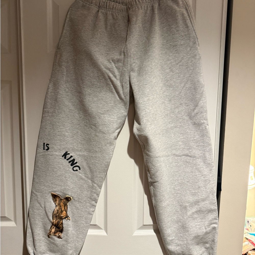 Kanye West - Gray Sweatpants “Jesus is King”